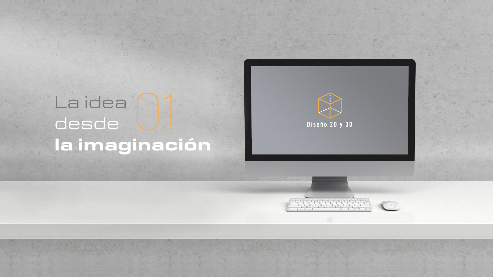 Usted la imagina y nosotros nos encargamos<br>
de visualizarla y proyectar todo su potencial slider